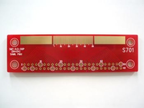 PCB기판 S701 / 변환기판 SMT S701 / 소켓어댑터 S701 / SMT-0.5-50P 84*24
