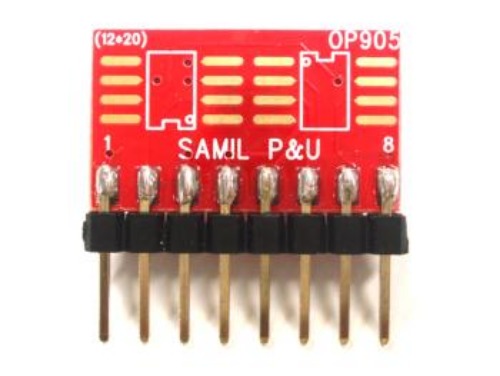 PCB 기판 OP905 / 변환기판 OPAMP OP905 / Dule Op-Amp SIL Adapter OP-905 12*20