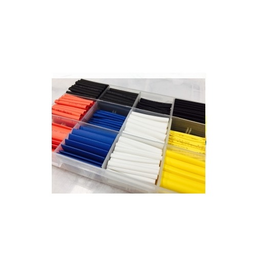 거상인 열수축튜브 540PCS  Heat Shrink Tubing Tube  Sleeving Wrap Cable Wire 5 Color 8 Size Case GST-9002