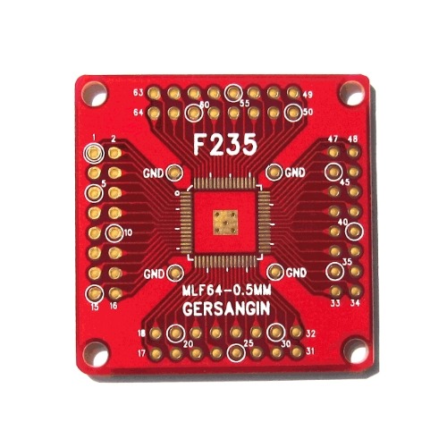 거상인 MLF 64 - 0.5MM 변환기판 F235 / ATmega 128 변환기판  F235