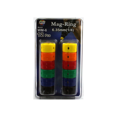 원형 자화기낱개판매 색상랜덤 (자화및 탈자기능) 마그링 Mag-Ring 6.35mm(1/4인치) - 드라이버자석
