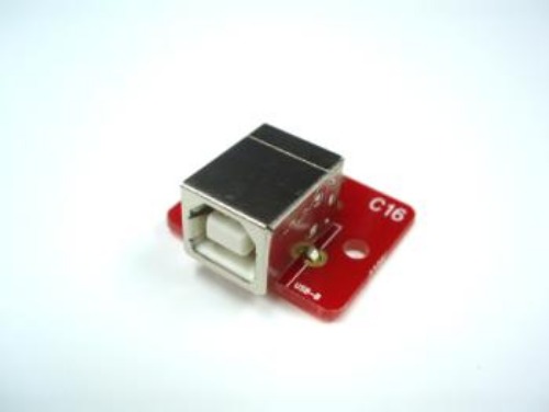 PCB기판 C16 / 변환기판 C16 / 커넥터 C16 / CON-USB-B type FR-4 27*23 금도금