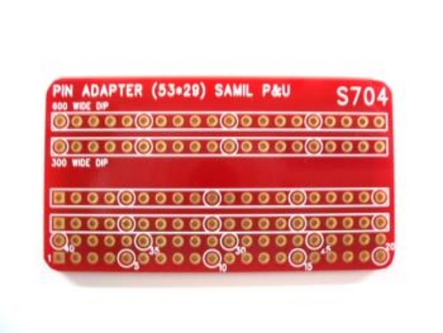 PCB기판 S704 / 변환기판 SMT S704 / 핀 어댑터 S704 / Pin Adapter(300↔600)