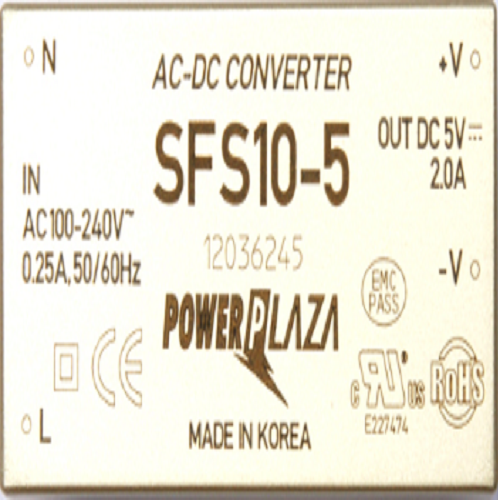 [AC-DC Converter]  SFS10-5 / 출력전압 : 5V / 출력전류 : 2A / 입력전압 : AC 85~264V
