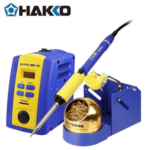 [하코/HAKKO] 고출력 온도조절식 인두세트 FX951 / HAKKO FX-951(75W) 디지털 무연인두기(팁별도)