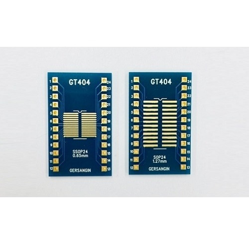거상인 SSOP-24-0.65mm, SOP-24-1.27mm Double Adapter 변환기판  하네스365 PCB Adapter GT 404
