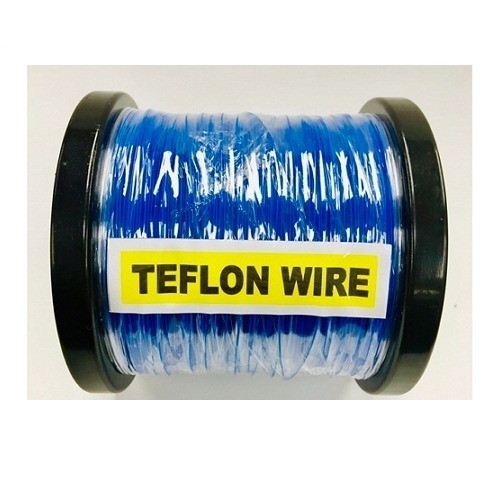 테프론 전선 0.6mm AWG22 BLUE 단심 100M TEFLON WIRE 파란색 GSH-806104