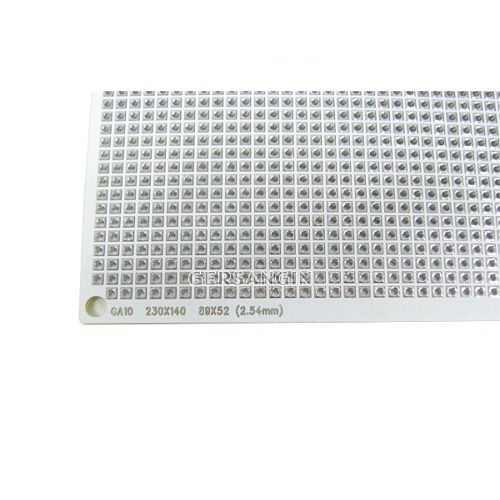 거상인 사각만능기판 2.54mm - 양면 LED전용 230 x 140 GA10