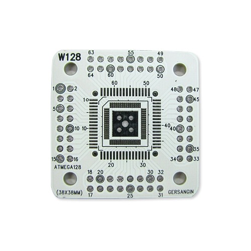 거상인 ATMEGA128_White QFP64 - 0.8mm 변환기판 W128